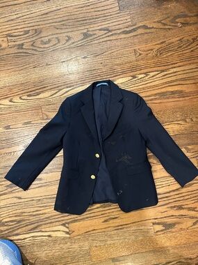 Vineyard Vines Boys Navy Blazer with Gold Buttons